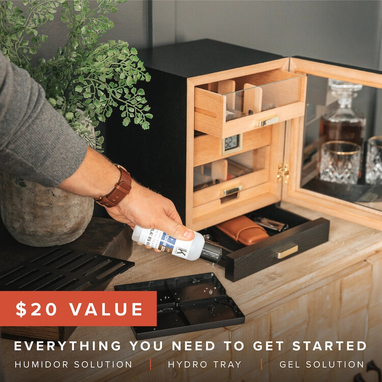 Klaro Luca Humidorschrank - schwarz