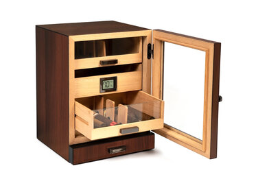 Klaro Luca Humidorschrank - braun 100 Zigarren