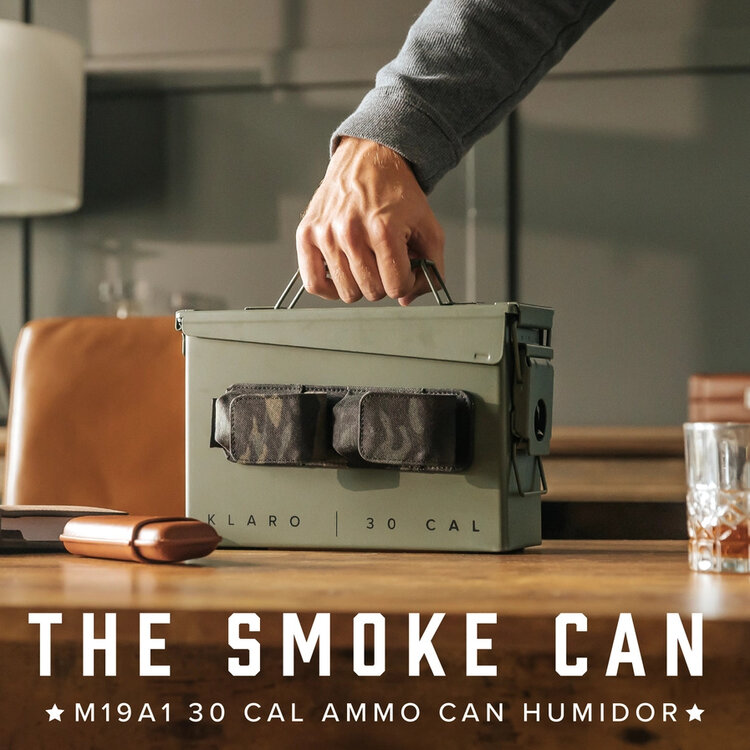 Klaro The Smoke Can Humidor 30CAL