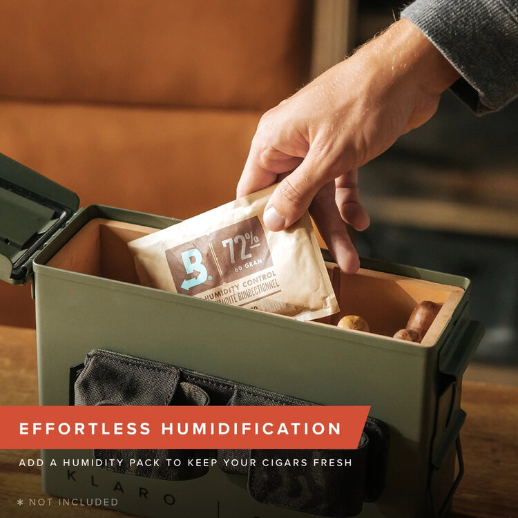 Klaro The Smoke Can Humidor 30CAL 30 Zigarren