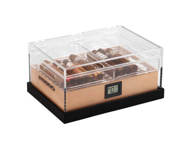 Klaro Felix Pro Tupperdor - Humidor aus Acryl 30-50 Zigarren