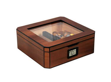 Klaro MAG Humidor, Nussbaum-Oberfläche 20-30 Zigarren