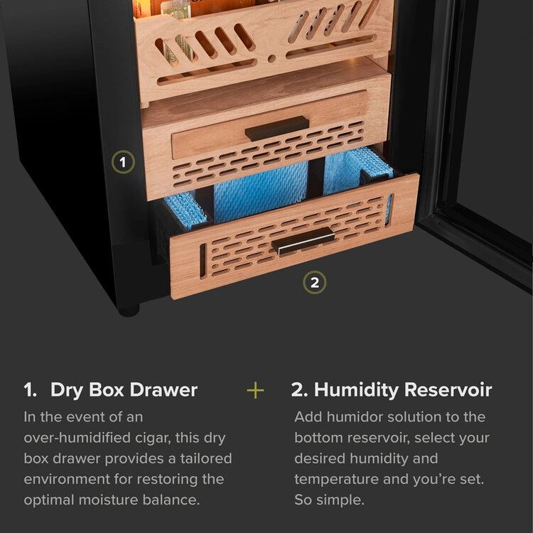 Klaro  Airo Fridgador Cabinet - 88L 450 Zigarren