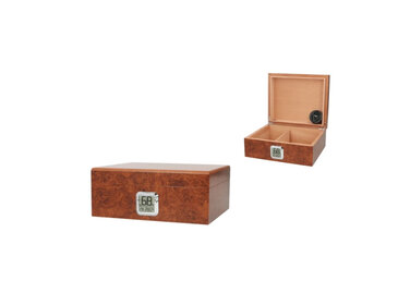 Angelo Root Pattern Humidor aus Zedernholz für 40 Zigarren