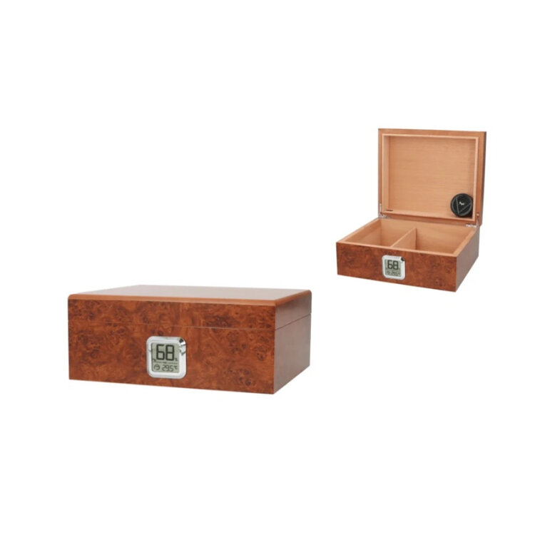 Angelo  Root Pattern Humidor aus Zedernholz für 40 Zigarren
