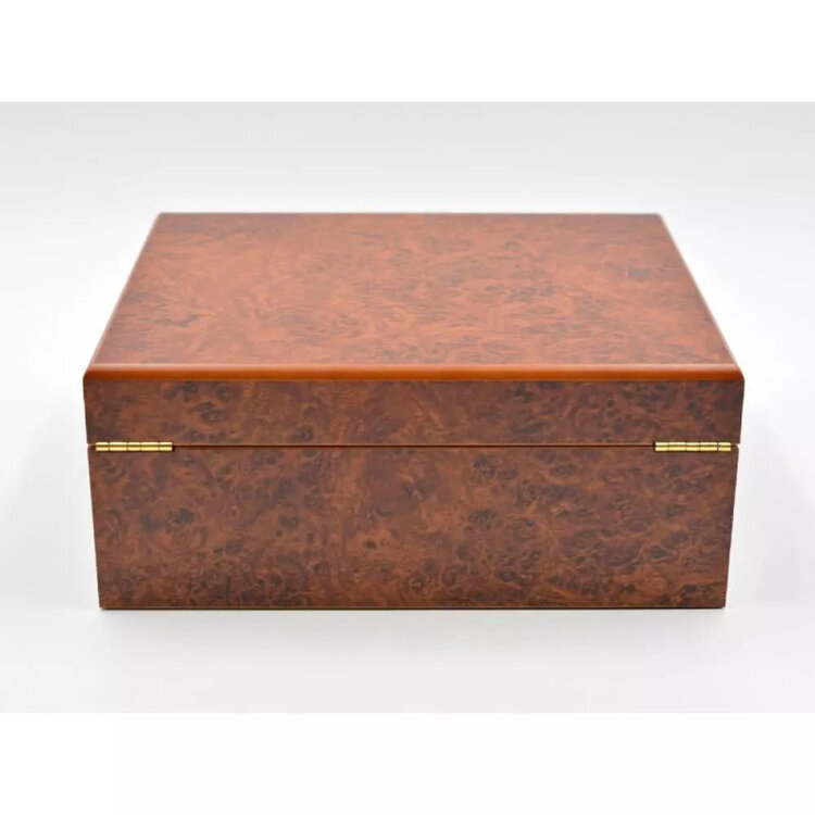 Angelo  Root Pattern Humidor aus Zedernholz für 40 Zigarren