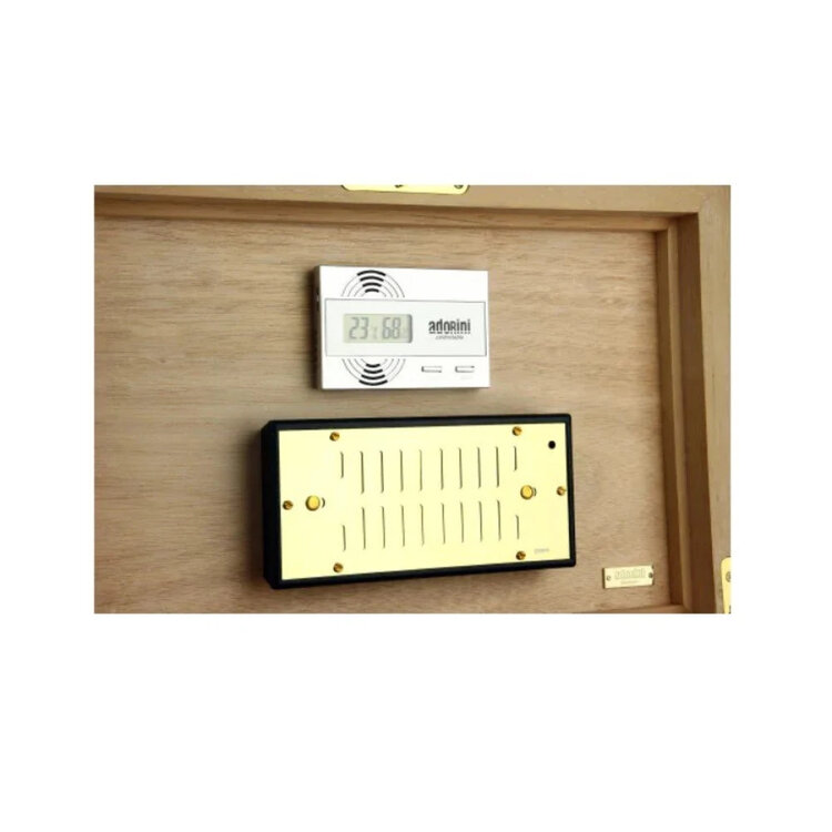 Adorini Digital Hygrometer & Thermometer Silber mit Sensirion Sensor