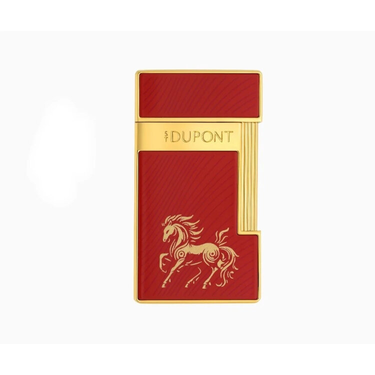 S.T. Dupont Slimmy Red Pferd Zigarrenanzünder - Limitierte Auflage