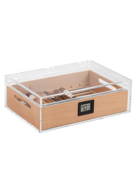 Klaro Felix  - Humidor aus Acryl 35-45 Zigarren