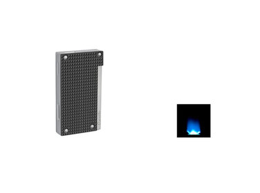 Caseti Flat Flame Diamond Zigarrenanzünder – Chrom und Schwarz