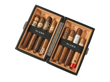 Klaro Reisehumidor Maxwell für 8 Zigarren schwarz