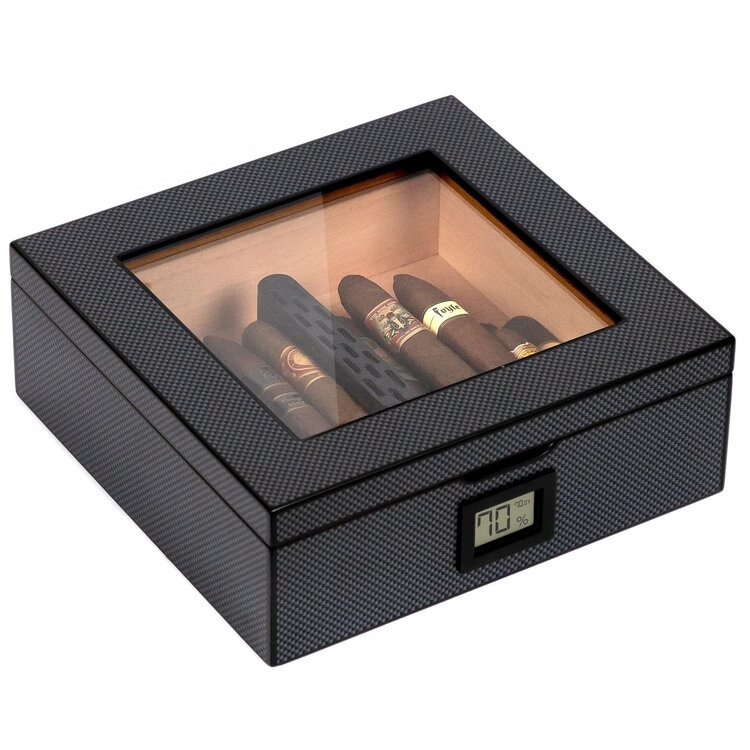 Klaro  MAG Humidor, Carbon-Oberfläche 20-30 Zigarren