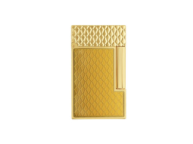 S.T. Dupont  Feuerzeug L2 Dragon Honig-Gold Drachenschuppen-Guilloche