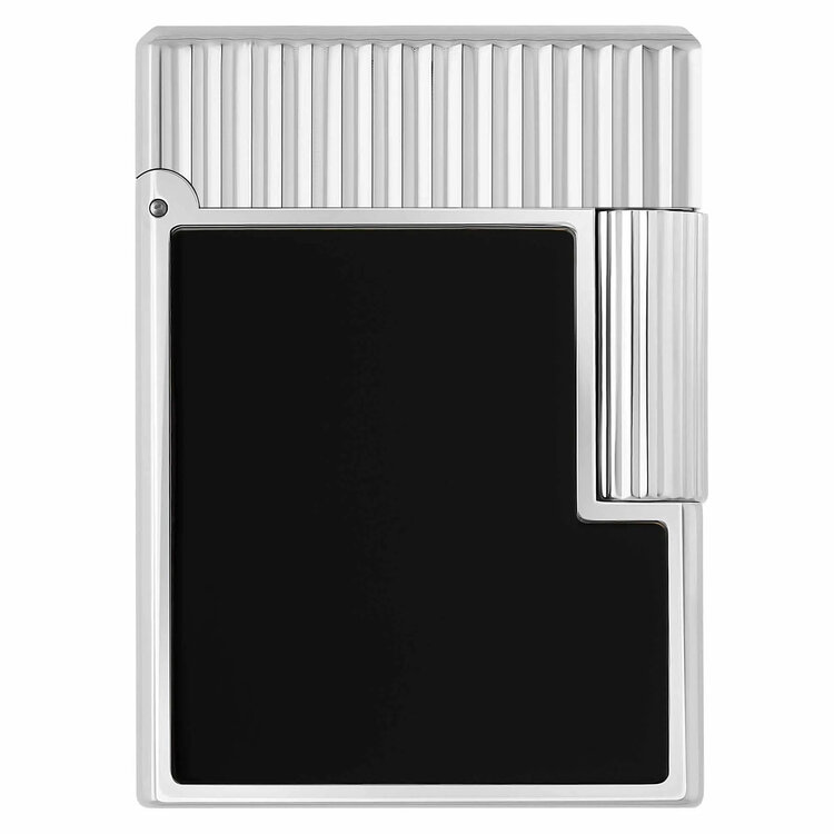 S.T. Dupont Ligne 1 Feuerzeug Schwarzlack Palladium C14121