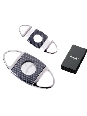 Angelo Abschneider Metall Carbon-Optik anthrazit, Ring 60