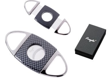 Angelo Abschneider Metall Carbon-Optik anthrazit, Ring 60