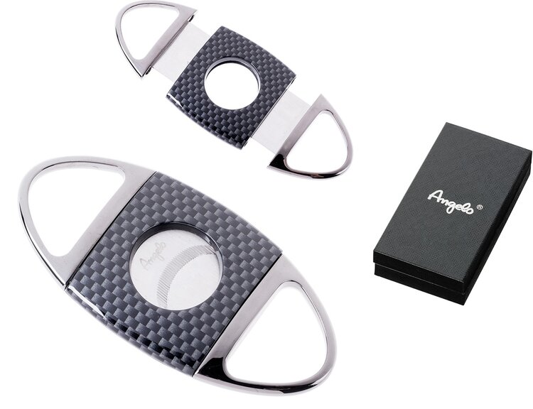 Angelo  Abschneider Metall Carbon-Optik anthrazit, Ring 60