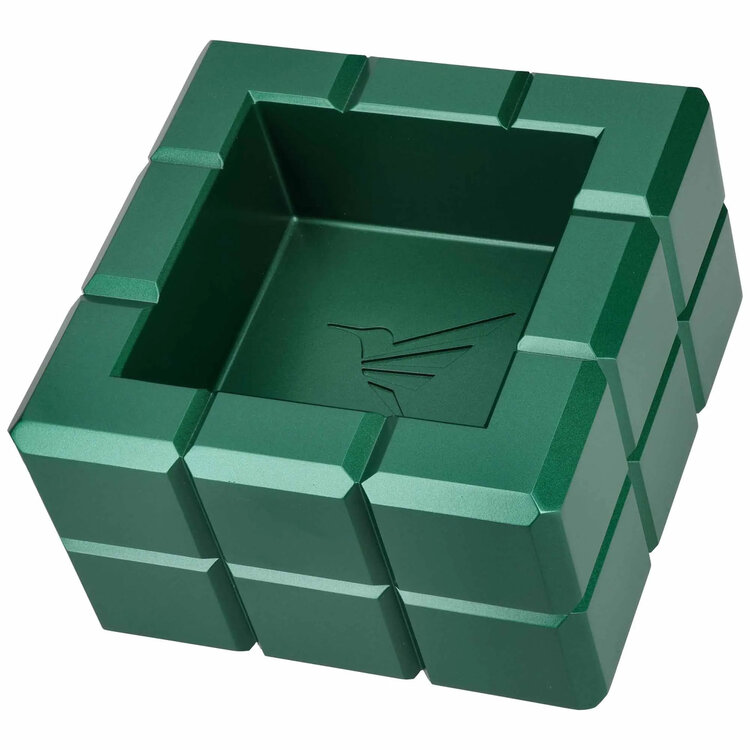 Colibri  Heritage Cube Zigarrenaschenbecher Grün für 4 Zigarren