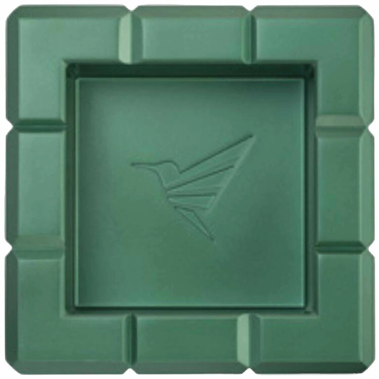 Colibri  Heritage Cube Zigarrenaschenbecher Grün für 4 Zigarren