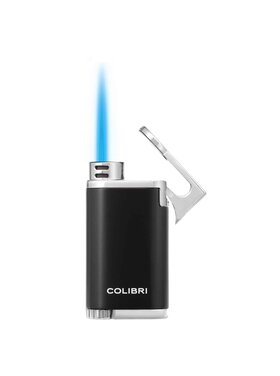 Colibri Belmont Feuerzeug Schwarz/Chrom