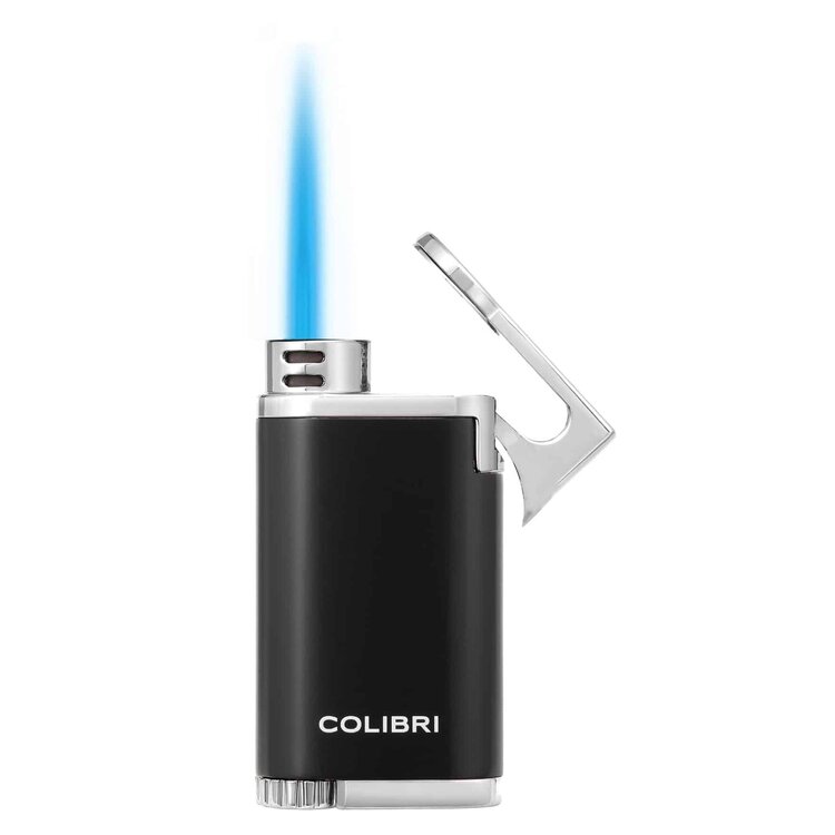 Colibri  Belmont Feuerzeug Schwarz/Chrom