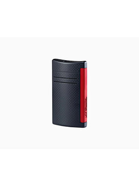 S.T. Dupont Maxijet Feuerzeug Mattschwarz & Rot