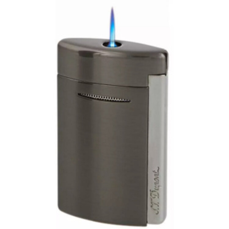 S.T. Dupont Minijet Feuerzeug Gebürstet Gun Metall 010888