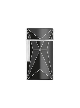 S.T. Dupont Biggy Feuerzeug Fire X Schwarz/Chrom 025277