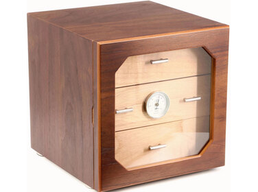 Adorini Humidor Chianti M Walnuss/Alu - Deluxe