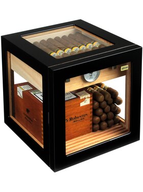 Adorini Humidor Cube Deluxe Schwarz