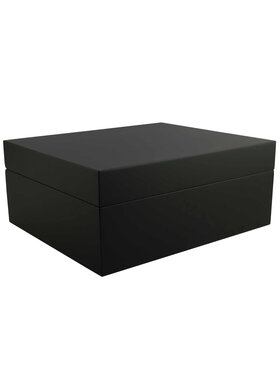 Adorini Humidor Torino Medium Deluxe Schwarz matt für 75 Zigarren