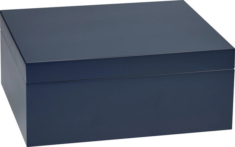 Adorini Humidor Medium Deluxe Midnight Blue