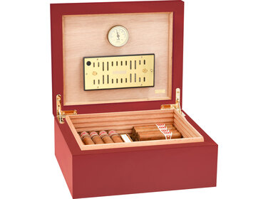 Adorini Humidor Medium Deluxe Bordeaux