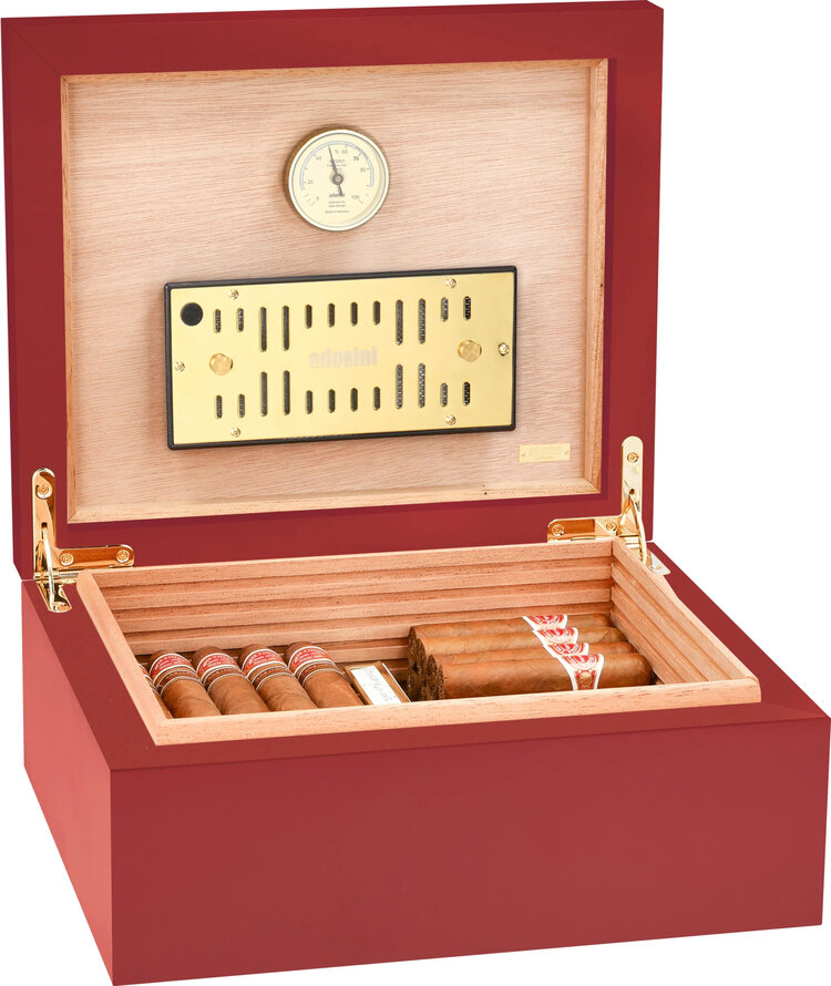 Adorini Humidor Medium Deluxe Bordeaux