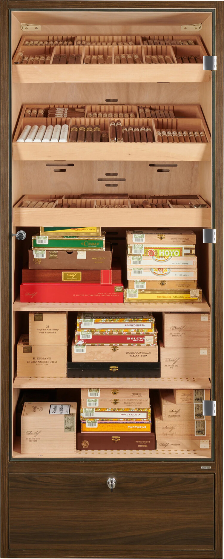 Adorini  Humidorschrank Primo braun