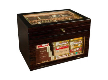 Adorini Humidor Portico Deluxe Braun für 400 Zigarren