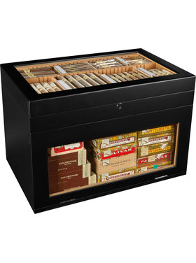 Adorini Humidor Portico Deluxe Schwarz