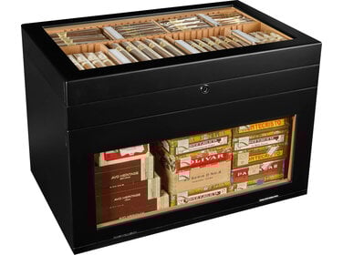 Adorini Humidor Portico Deluxe schwarz