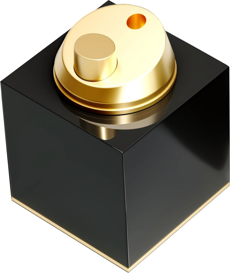 Adorini Tischfeuerzeug Hochglanz hochglanz schwarz