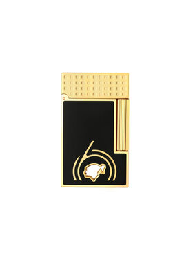 S.T. Dupont Ligne 2 Feuerzeug Cohiba 60 Schwarz/Gold