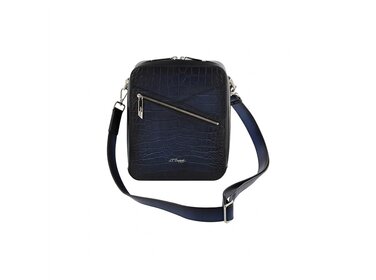 S.T. Dupont Le Grand Atelier Schultertasche Schwarz Patina 141053
