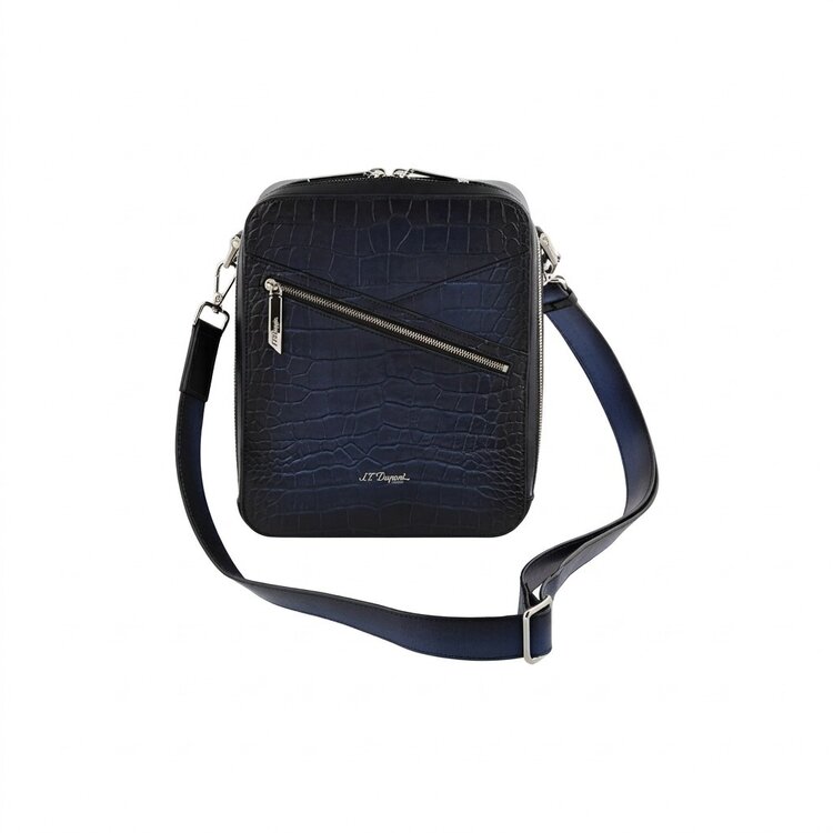 S.T. Dupont Le Grand Atelier Schultertasche Schwarz Patina 141053