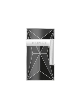 S.T. Dupont Slimmy Fire X Feuerzeug Schwarzlack/Chrom 028277
