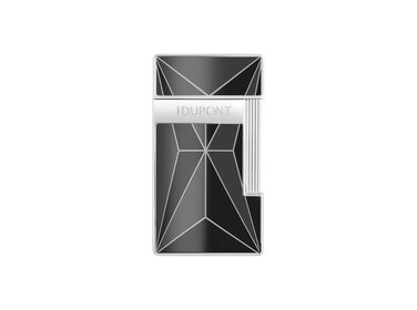 S.T. Dupont Slimmy Fire X Feuerzeug Schwarzlack/Chrom 028277