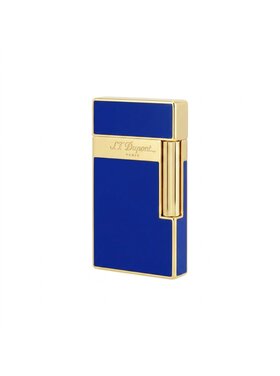 S.T. Dupont Biggy Feuerzeug Blaulack/Gold 025225