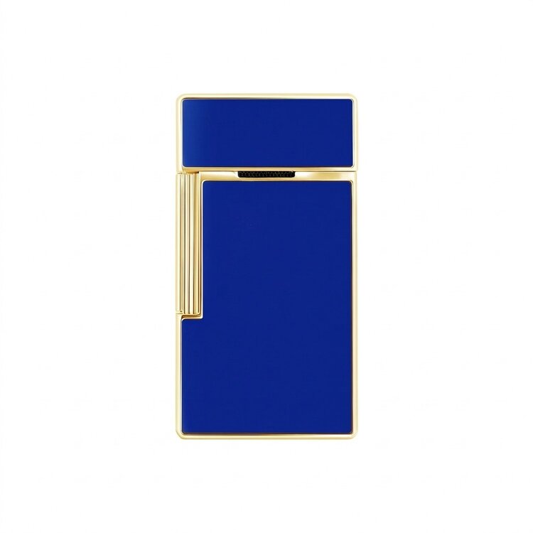 S.T. Dupont  Biggy Feuerzeug Blaulack/Gold 025225