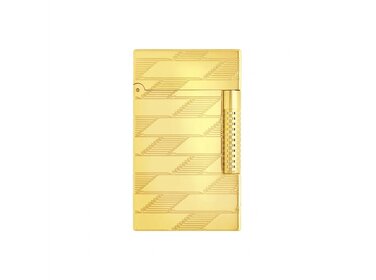 S.T. Dupont Le Grand Feuerzeug Guillochiert Monogram 1872 Gelbgold C23178