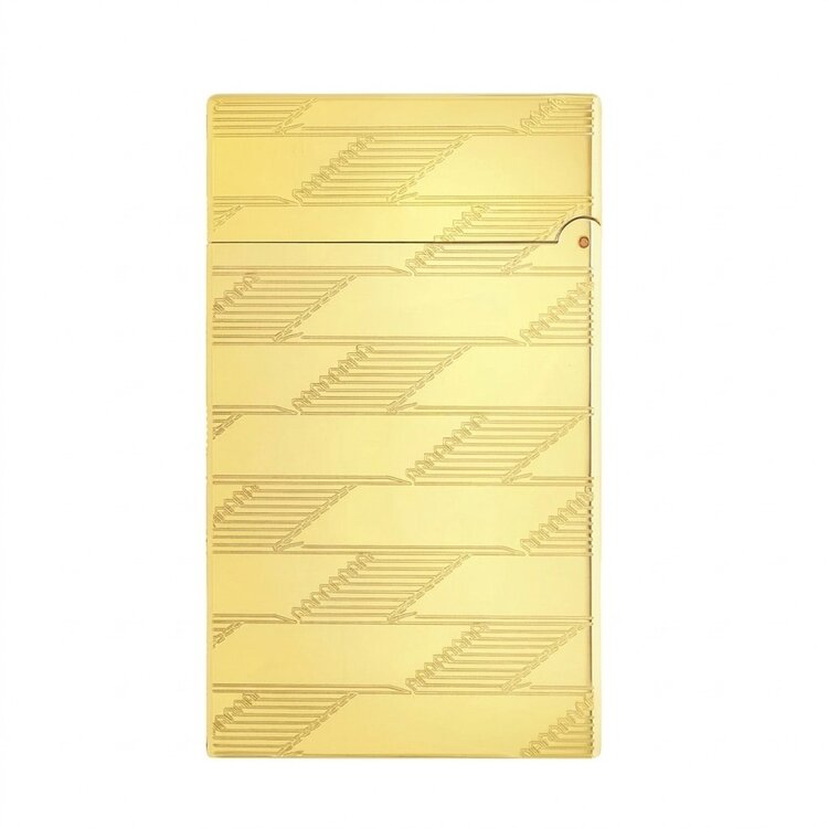 S.T. Dupont Le Grand Feuerzeug Guillochiert Monogram 1872 Gelbgold C23178