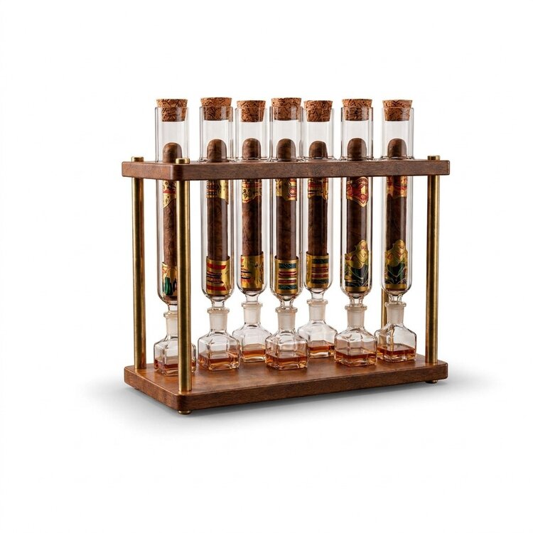 Guevara Infusio Zigarreninfuser 10 Röhren Borosilikatglas