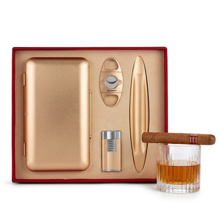Guevara Zigarren-Geschenkset RAG-6422 4-teilig Gold